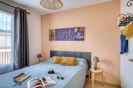 Appartement 3 kamers zeezicht tweepersoonskamer Hyères